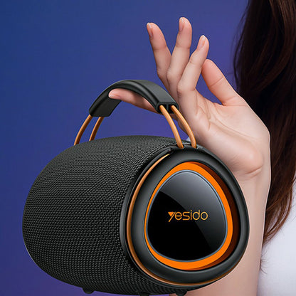Yesido YSW39 Portable Bluetooth Speaker, 20W, TWS, RGB, Black