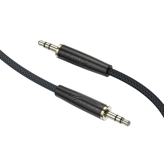 Audio Cable 3.5mm - 3.5mm Borofone BL23 Refinado, 1m, Black