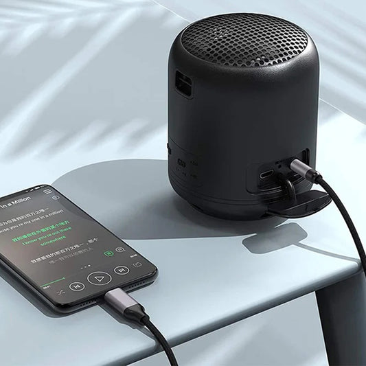 Lightning Audio Cable - 3.5mm Techsuit AC10 SoundShell, 1.5m, Gray