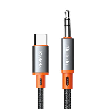 USB-C to 3.5mm McDodo CA-0820 Castle Audio Cable, 1.2m, Black