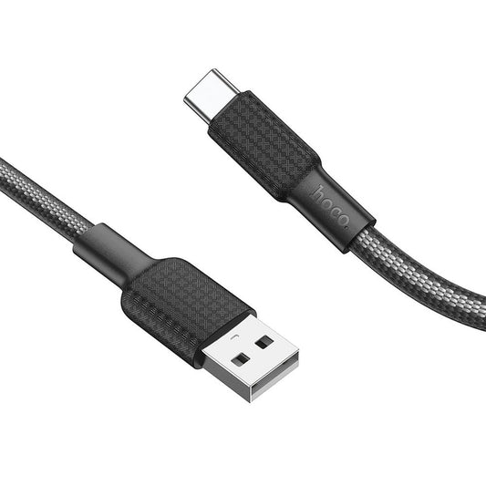 USB-A to USB-C Data and Charging Cable HOCO X69, 18W, 1m, Black