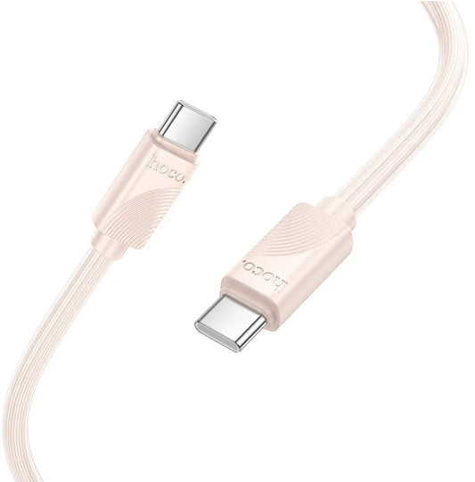 USB-C Data and Charging Cable - USB-C HOCO X114, 60W, 1m, Pink