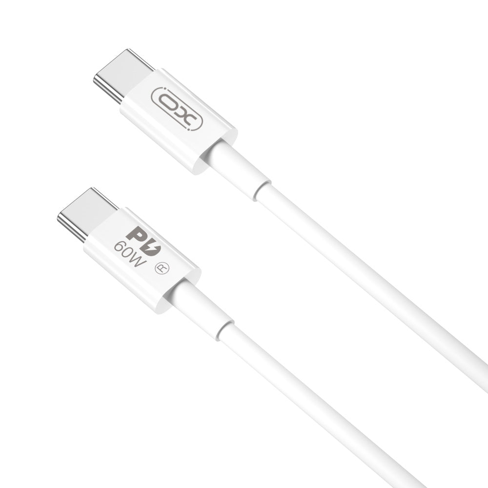 USB-C Data and Charging Cable - USB-C XO Design NB-Q190A, 60W, 1m, White