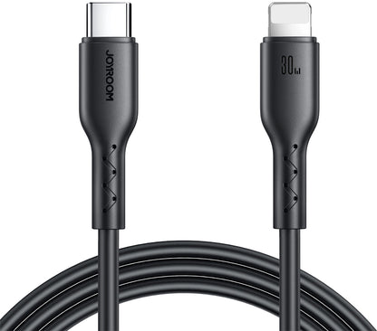 USB-C to Lightning Data and Charging Cable Joyroom SA26-CL3, 30W, 1m, Black