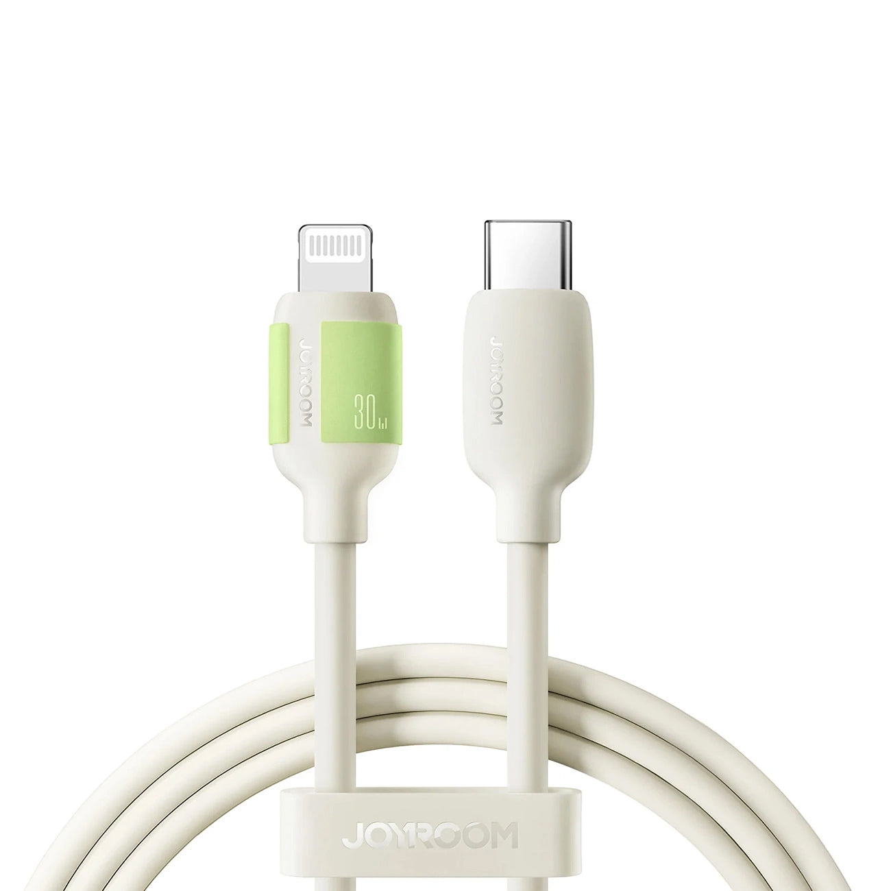 USB-C to Lightning Data and Charging Cable Joyroom S-A53, 30W, 2m, Beige