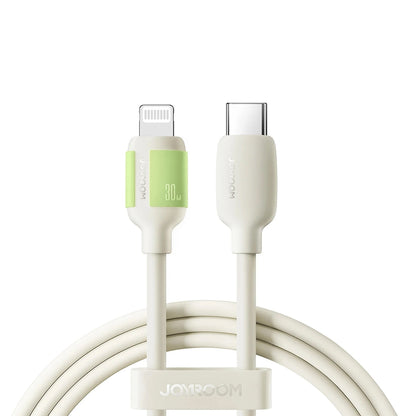 USB-C to Lightning Data and Charging Cable Joyroom S-A53, 30W, 2m, Beige