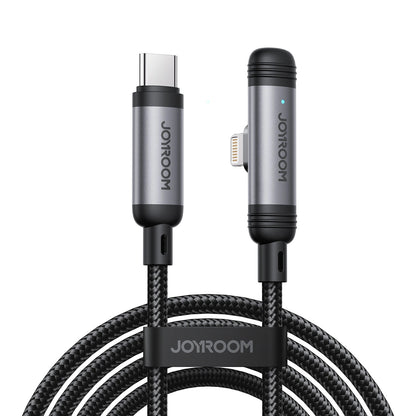 USB-C to Lightning Data and Charging Cable Joyroom S-A56 EnjoyX Angled, 30W, 1.2m, Black