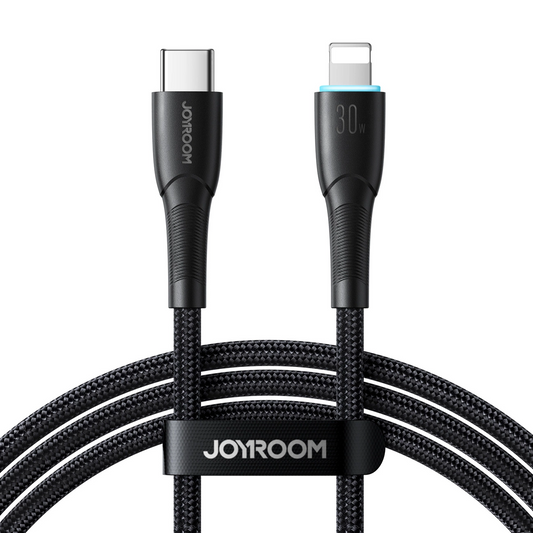 USB-C to Lightning Data and Charging Cable Joyroom S-A32, 30W, 1m, Black