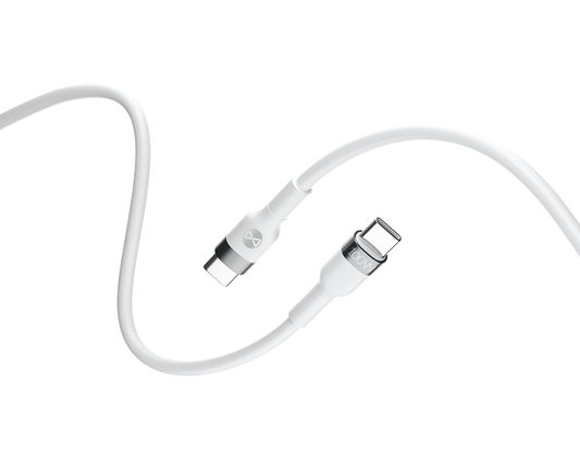 USB-C Data and Charging Cable - USB-C Forever Flexible, 100W, 2m, White