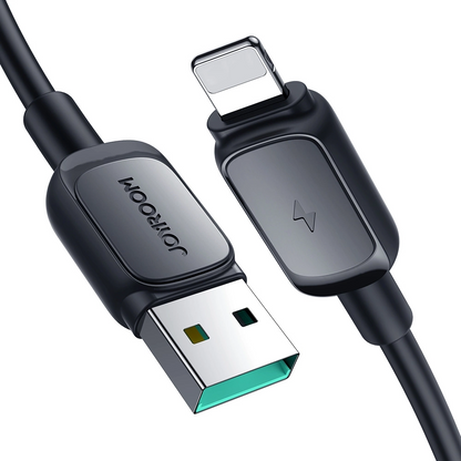USB-A to Lightning Data and Charging Cable Joyroom S-A14, 18W, 1.2m, Black