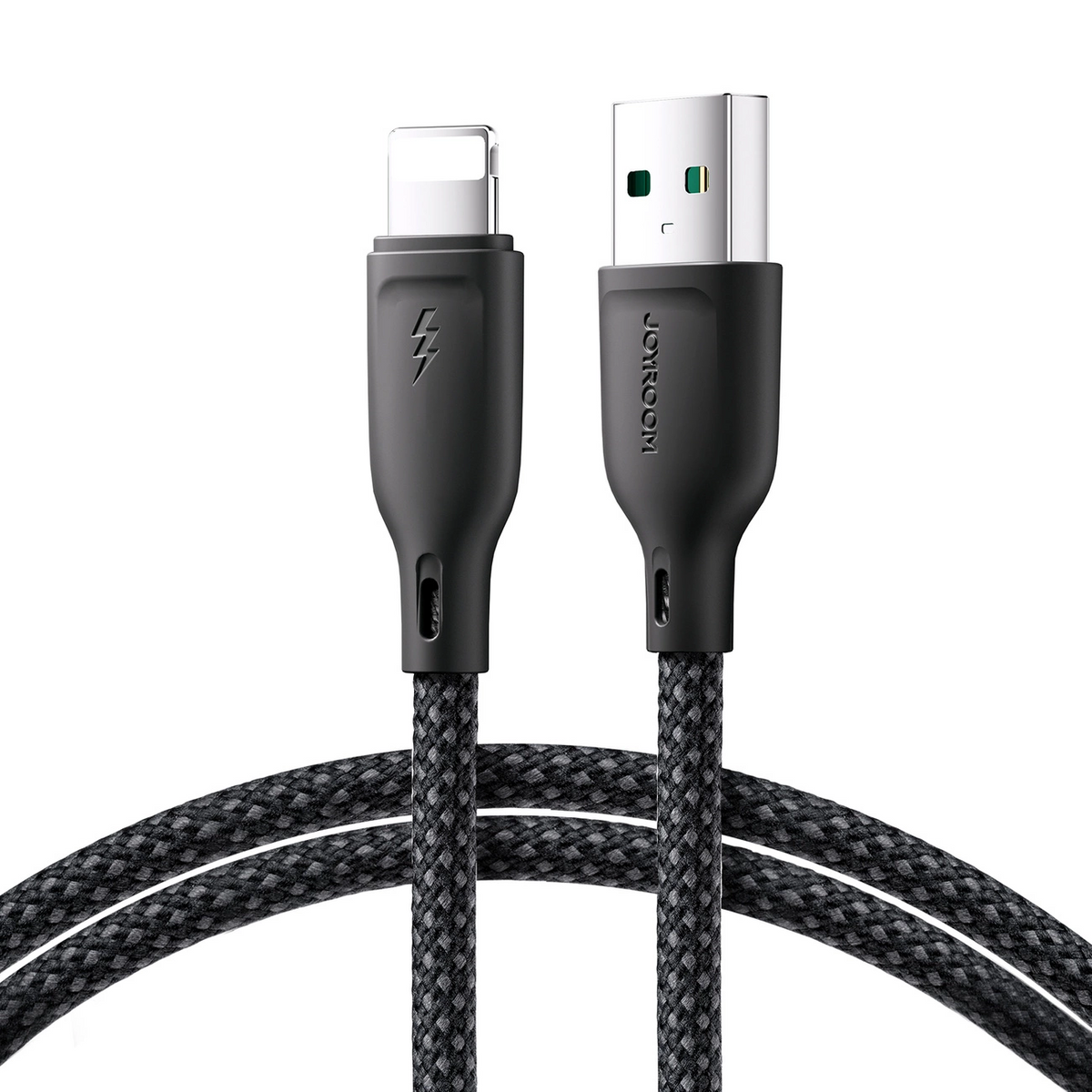 USB-A to Lightning Data and Charging Cable Joyroom S-A34, 18W, 1m, Black