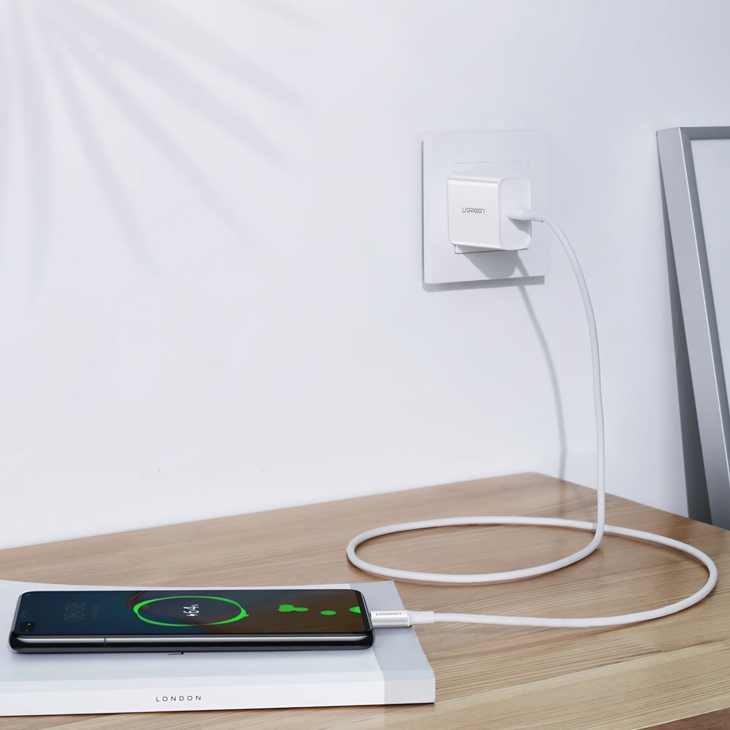 USB-C Data and Charging Cable - USB-C UGREEN US300, 100W, 2m, White