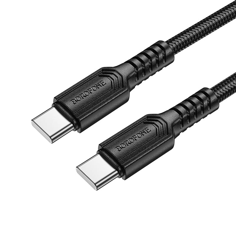 USB-C Data and Charging Cable - USB-C Borofone BX116 Certain, 60W, 1m, Black