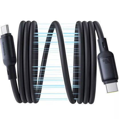 USB-C Data and Charging Cable - USB-C Baseus PicoGo, 240W, 1m, Black P10376800121-00