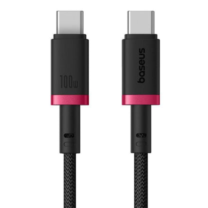 USB-C Data and Charging Cable - USB-C Baseus Dura Series, 100W, 1m, Red P10377803U01-01