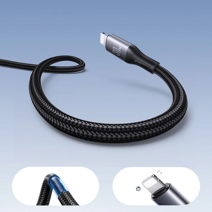 USB-C to Lightning Data and Charging Cable Joyroom S-A28 Flash, 30W, 1m, Black