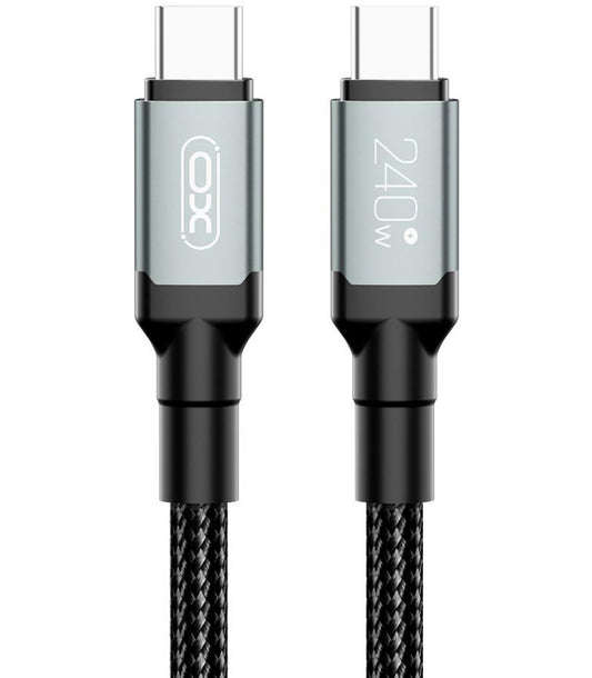 USB-C Data and Charging Cable - USB-C XO Design NB-Q264B, 240W, 2m, Black