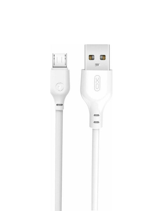 USB-A to microUSB Data and Charging Cable XO Design NB103, 18W, 2m, White