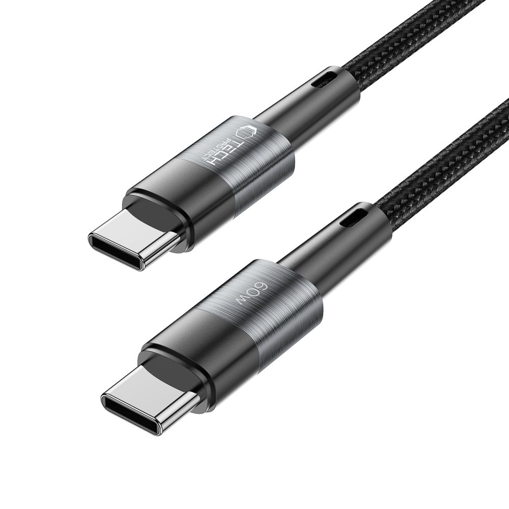 USB-C Data and Charging Cable - USB-C Tech-Protect Ultraboost, 60W, 2m, Gray
