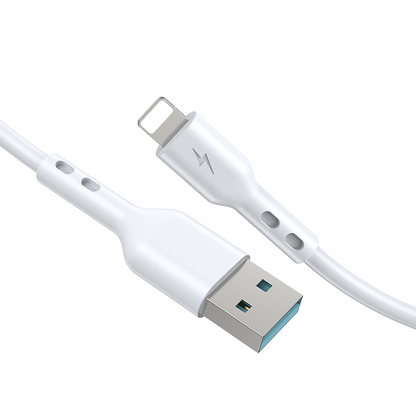 USB-A to Lightning Data and Charging Cable BWOO BO-X172L-2M, 15W, 2m, White