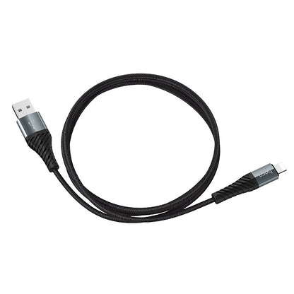 HOCO X38 Cool USB-A - Lightning Data and Charging Cable HOCO X38 Cool, 18W, 1m, Black 