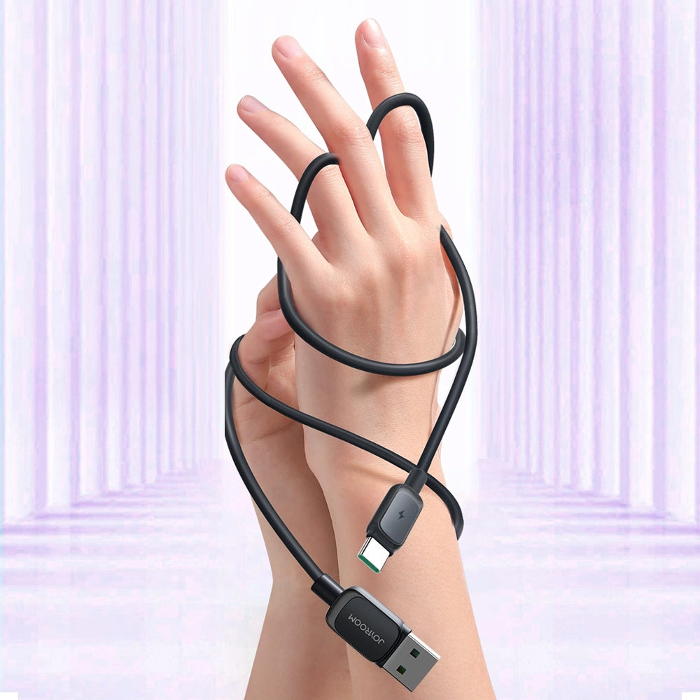 USB-A to USB-C Data and Charging Cable Joyroom A14, 18W, 1.2m, Black