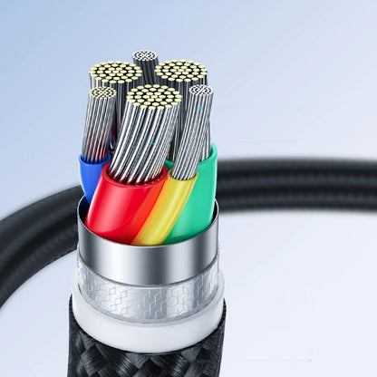 USB-C Data and Charging Cable - USB-C Joyroom S-A11, 60W, 0.25m, Black