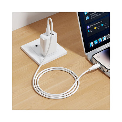 USB-C to Lightning Data and Charging Cable HOCO X124, 27W, 1m, White