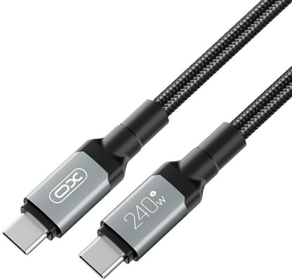 USB-C Data and Charging Cable - USB-C XO Design NB-Q264A, 240W, 1m, Black