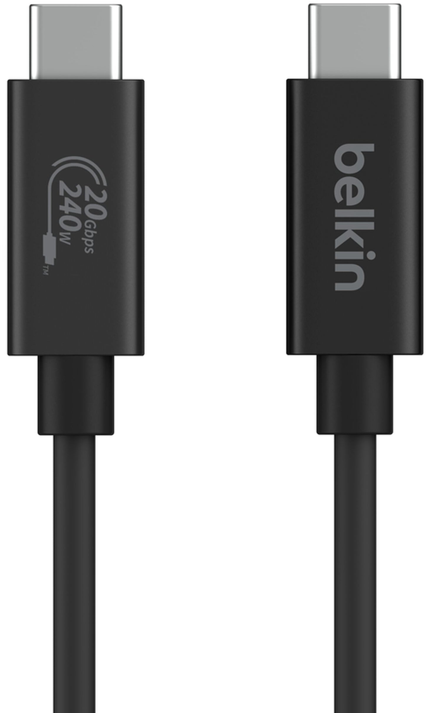 USB-C Data and Charging Cable - USB-C Belkin Connect, 240W, 2m, Black INZ004bt2MBK