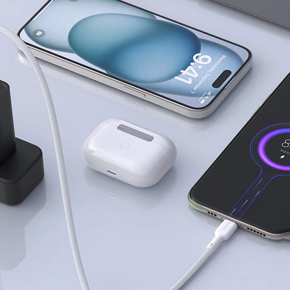 USB-A to USB-C Dudao L9T Data and Charging Cable, 100W, 1m, White