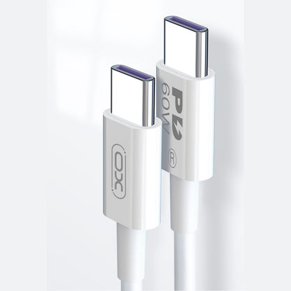 USB-C Data and Charging Cable - USB-C XO Design NB-Q190B, 60W, 2m, White
