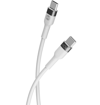 USB-C Data and Charging Cable - USB-C Forever Flexible, 60W, 2m, White