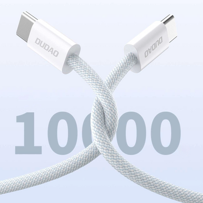 USB-C Data and Charging Cable - USB-C Dudao L6C, 30W, 1m, Blue