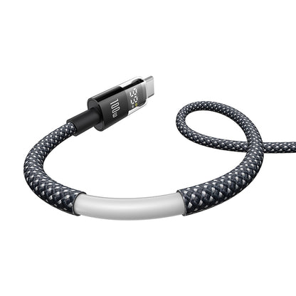 USB-C Data and Charging Cable - USB-C Baseus Display 2, 100W, 1m, Black P10382702121-00