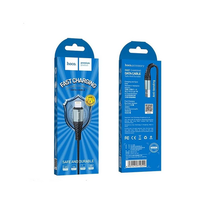 HOCO X38 Cool USB-A - Lightning Data and Charging Cable HOCO X38 Cool, 18W, 1m, Black 