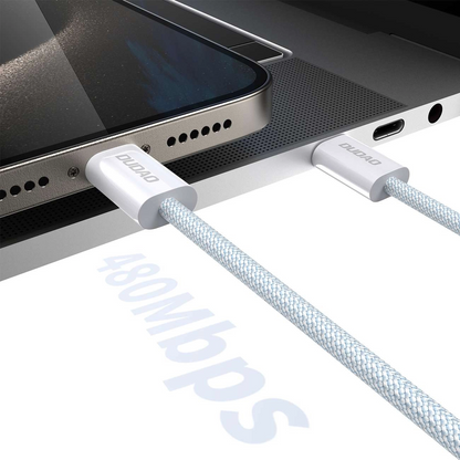 USB-C Data and Charging Cable - USB-C Dudao L6C, 30W, 2m, Blue