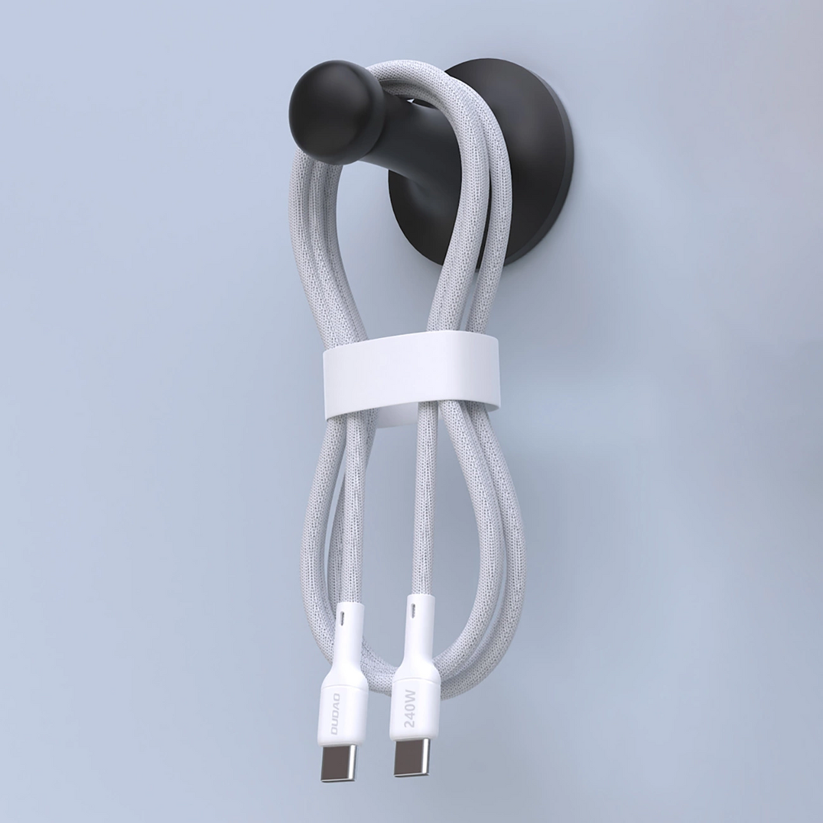 USB-C Data and Charging Cable - USB-C Dudao L9C Max, 240W, 1.2m, White