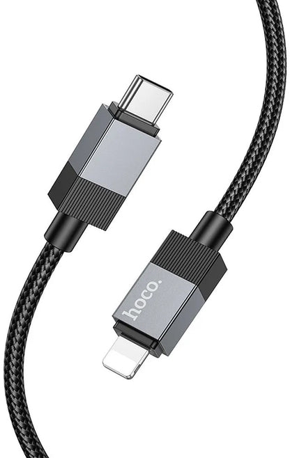 USB-C to Lightning Data and Charging Cable HOCO X110, 27W, 1m, Black