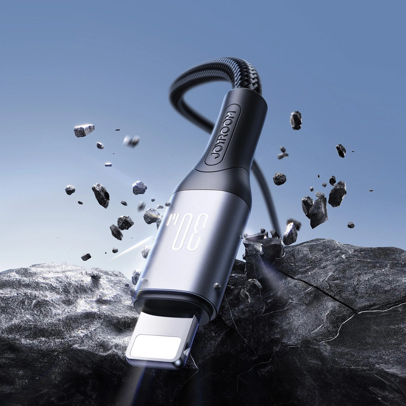 USB-C to Lightning Data and Charging Cable Joyroom S-A28 Flash, 30W, 1m, Black