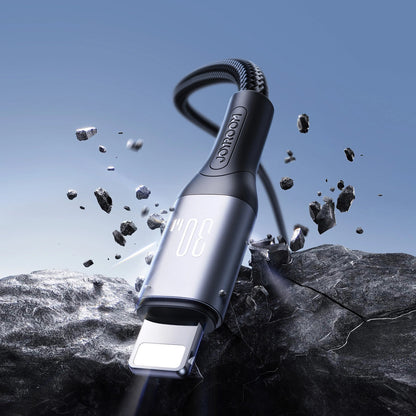 USB-C to Lightning Data and Charging Cable Joyroom S-A28 Flash, 30W, 1m, Black