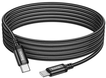 USB-C Data and Charging Cable - USB-C HOCO X91, 60W, 3m, Black