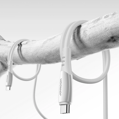 USB-C Data and Charging Cable - USB-C Joyroom S-A59 Vibrant, 60W, 1.2m, White