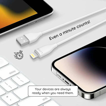 USB-A to Lightning Data and Charging Cable Lito LD03L, 18W, 1m, White