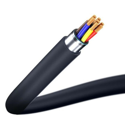 USB-A to USB-C Data and Charging Cable 3MK Hyper, 18W, 1.2m, Black