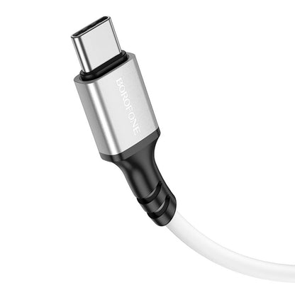 USB-A to USB-C Data and Charging Cable Borofone BX83, 18W, 1m, Black