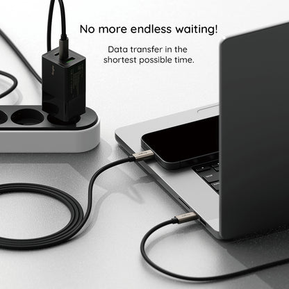 USB-A to USB-C Ringke Data and Charging Cable, 60W, 2m, Black