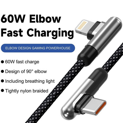 USB-C to Lightning Data and Charging Cable Lito LD13CL, 30W, 1m, Black