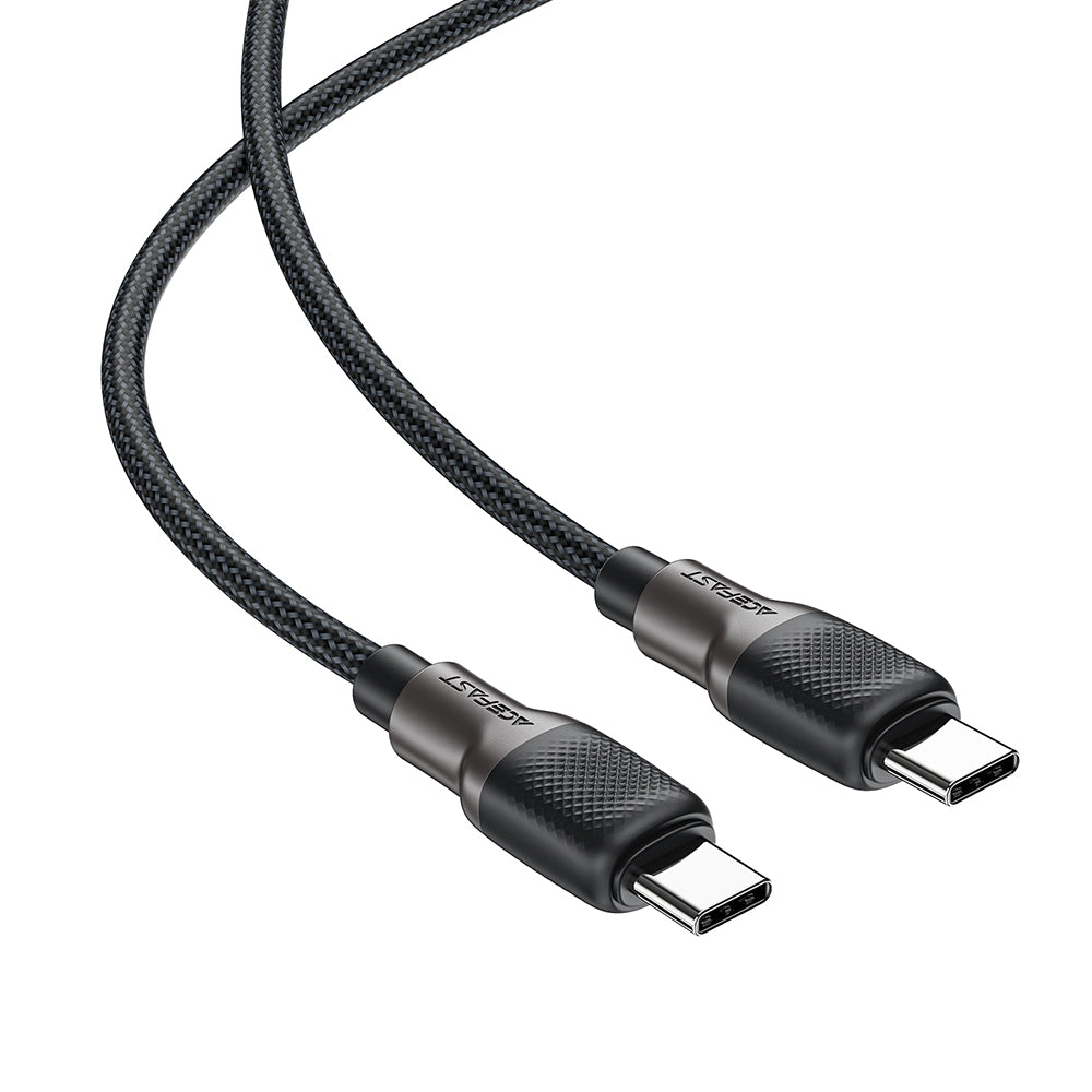 USB-C Data and Charging Cable - USB-C Acefast C10-03, 60W, 1.2m, Black