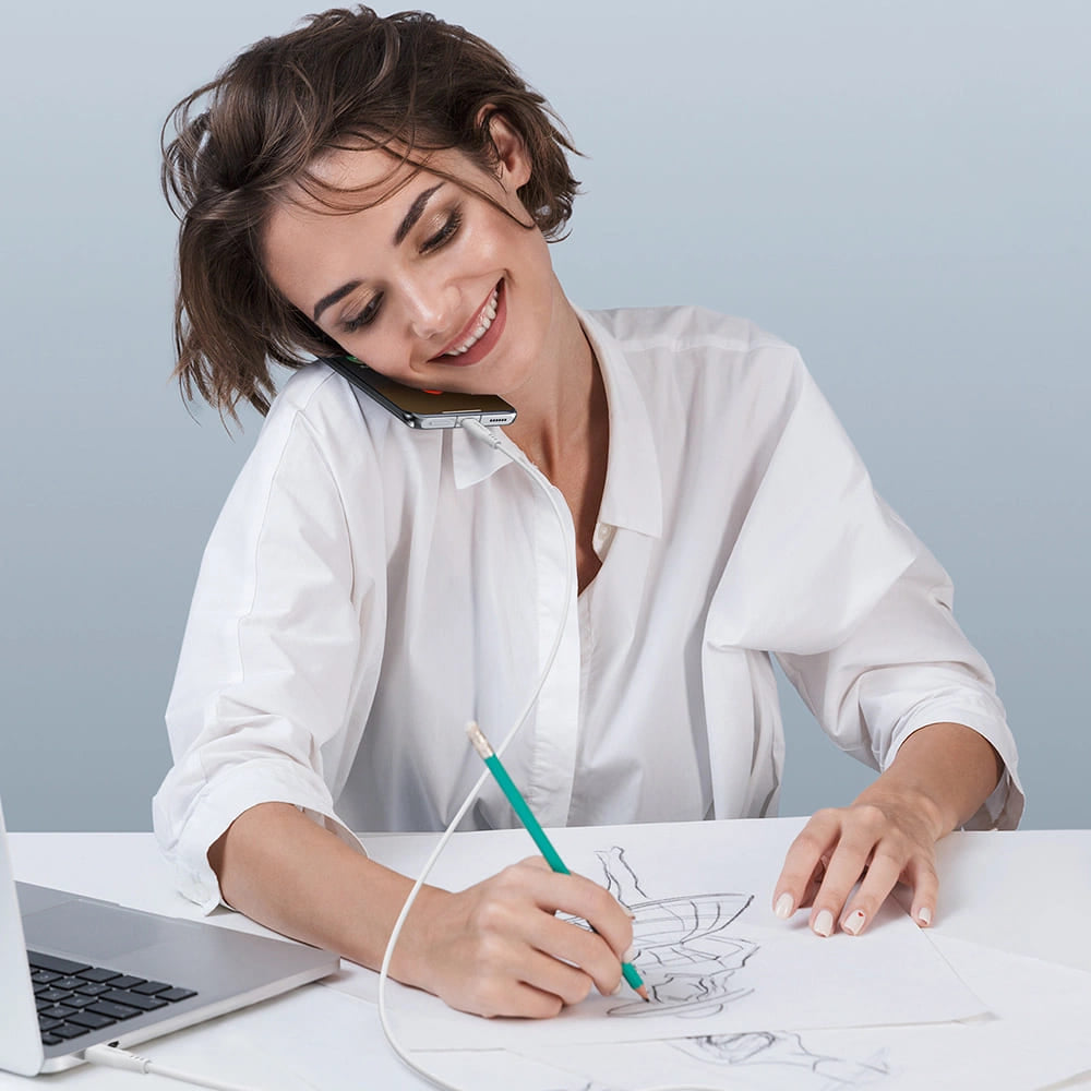 USB-C Data and Charging Cable - USB-C Acefast C3-03, 60W, 1.2m, Black